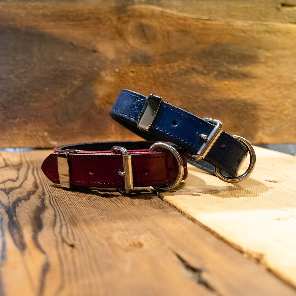 Top Grain Leather Dog Collars