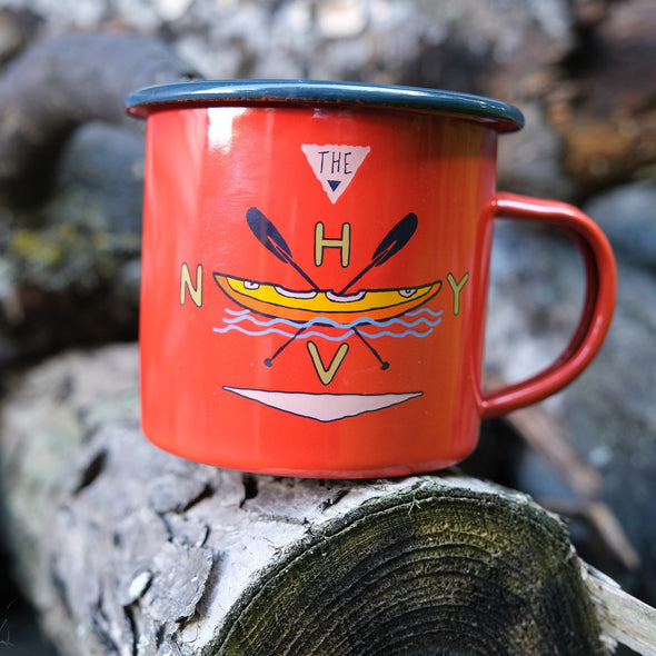 Last Outpost Hudson Valley Canoe Enamel Mug